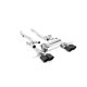 Milltek Axle-back exhaust for BMW M3 (G80/G81) S58 3.0 Turbo Touring/XDrive (GPF) 2020+ - Cerakote black tips
