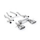Milltek GPF-back exhaust for BMW M4 (G82) S58 3.0 Turbo (GPF) 2020+ - Brushed titanium tips