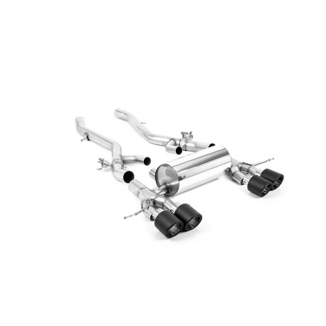 Sistemi di scarico Milltek Milltek Axle-back exhaust for BMW M4 (G82) S58 3.0 Turbo (GPF) 2020+ - Carbon tips | race-shop.it
