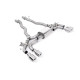 Milltek GPF-back exhaust for BMW M5 (F90) 4.4l Twin Turbo LCI (GPF) 2021+ - Quad polished tips