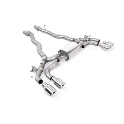 Milltek GPF-back exhaust for BMW M5 (F90) 4.4l Twin Turbo LCI (GPF) 2021+ - Quad polished tips