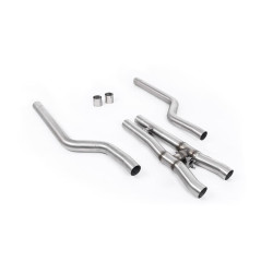 Milltek GPF bypass pipe for BMW M8 (F91/F92) 4.4l V8 Twin Turbo Coupe/Cabrio (GPF, OE cutting required) 2020+