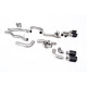 Sistemi di scarico Milltek Milltek GPF-back exhaust valved for BMW M8 (F93) 4.4l V8 Twin Turbo Gran Coupe LCI (GPF) 2021+ - Carbon tips | race-shop.it