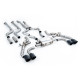 Milltek Cat-back exhaust resonated for BMW X3 X3M/X3M Comp 3.0 (G01) (non-GPF) 2022+ - Cerakote black tips