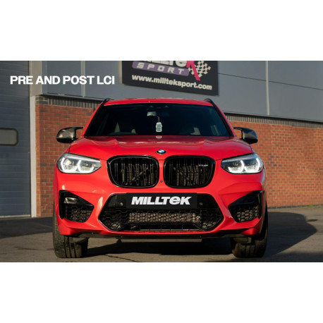 Sistemi di scarico Milltek Milltek Downpipe-back exhaust resonated for BMW X3 X3M/X3M Comp 3.0 (G01) (GPF) 2019-2021 - Polished tips | race-shop.it