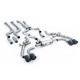 Milltek Downpipe-back exhaust for BMW X4 X4M/X4M Comp 3.0 (G02) (GPF) 2022+ - Carbon tips