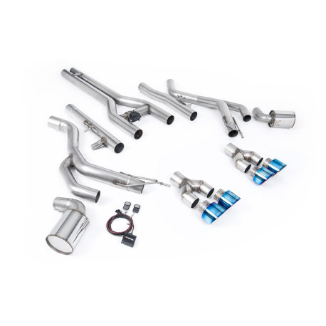 Sistemi di scarico Milltek Milltek scarico frontale per Dodge Challenger SRT Hellcat (non-GPF) 2015-2022 - terminali in titanio | race-shop.it