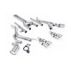 Milltek scarico frontale per Dodge Challenger SRT Hellcat (non-GPF) 2015-2022 - terminali quad lucidate