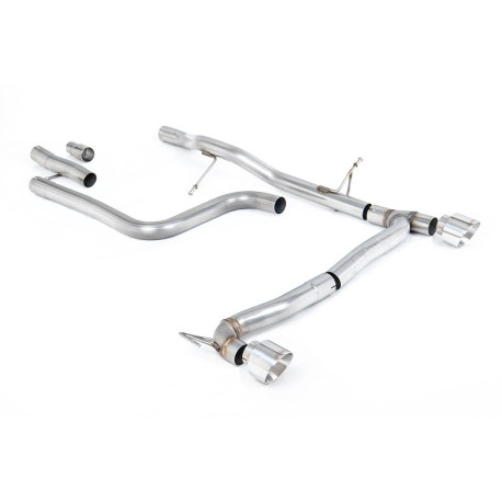 Sistemi di scarico Milltek Milltek GPF-back exhaust (louder) polished tips for Ford Fiesta Mk8 1.0T EcoBoost ST-Line 3 & 5 Door (GPF, GT-100) 2020+ | race-shop.it
