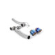 Sistemi di scarico Milltek Milltek Upgrade Kits for Ford Fiesta MK8 1.0T EcoBoost ST-Line 3 & 5 Door (non-GPF) 2017-2019 - Burnt/blue titanium tips | race-shop.it