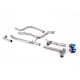 Milltek Cat-back exhaust (louder) for Ford Fiesta MK8 ST-Line 3 & 5 Door (non-GPF) 2017-2019 - Burnt/blue titanium tips