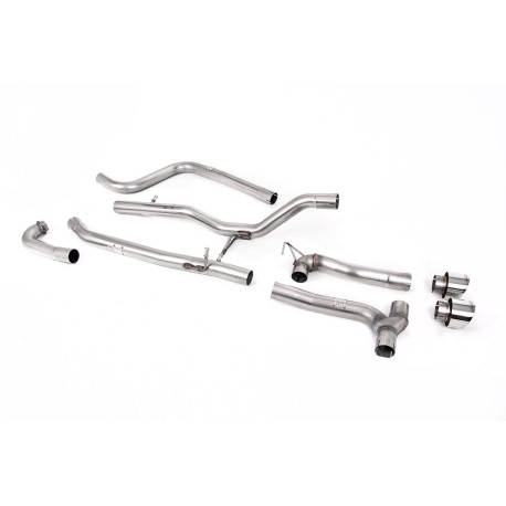 Sistemi di scarico Milltek Milltek Cat-back exhaust (louder) for Ford Fiesta MK8 ST-Line 3 & 5 Door (non-GPF) 2017-2019 - Polished tips | race-shop.it