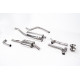 Milltek Cat-back exhaust resonated for Ford Fiesta MK8 ST-Line 3 & 5 Door (non-GPF) 2017-2019 - Brushed titanium tips