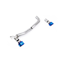 Milltek Maxton Designs Dual Outlet Upgrade Kit for Ford Fiesta Mk8 ST EcoBoost 200PS (non-GPF) 2018-2020 - Burnt titanium tips