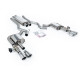 Milltek Cat-back exhaust resonated valved for Ford Mustang 2.3 EcoBoost (non-GPF) 2024+ - Polished tips