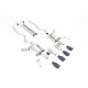 Milltek Cat-back exhaust (loudest) valved for Ford Mustang 5.0 V8 GT (non-GPF) 2024+ - Cerakote black tips