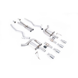 Milltek Cat-back exhaust valved for Ford Mustang 5.0 V8 GT (non-GPF) 2024+ - Polished tips