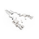 Milltek Cat-back (loudest) valved for Ford Mustang Shelby GT500 S550 (non-GPF) 2020-2023 - Brushed titanium tips