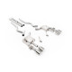 Sistemi di scarico Milltek Milltek Cat-back (loudest) valved for Ford Mustang Shelby GT500 S550 (non-GPF) 2020-2023 - Polished tips | race-shop.it