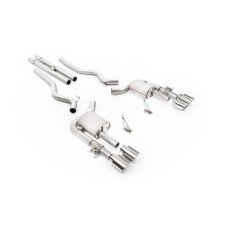 Milltek Cat-back (loudest) valved for Ford Mustang Shelby GT500 S550 (non-GPF) 2020-2023 - Polished tips