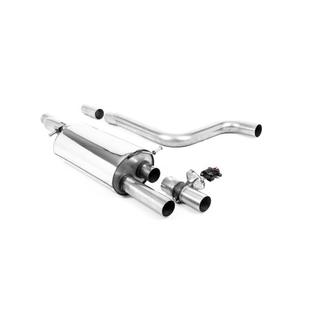 Sistemi di scarico Milltek Milltek GPF-back exhaust valved for Ford Puma ST 1.0 170PS 2023+ - Burnt titanium tips | race-shop.it