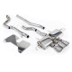 Milltek Cat-back (loudest) valved for Honda Civic Type R i-VTEC (FL5) (non-GPF) 2022+ - Dual brushed titanium GT-100 tips