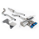Sistemi di scarico Milltek Milltek Cat-back part-resonated valved for Honda Civic Type R i-VTEC (FL5) (non-GPF) 2022+ - Burnt/blue titanium GT-100 tips | race-shop.it