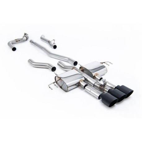 Sistemi di scarico Milltek Milltek Cat-back exhaust (loudest) for Acura Integra Type S 2.0 Turbo 320hp (DE5) (non-GPF) 2023+ - Cerakote black tips | race-shop.it