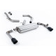 Milltek GPF-back exhaust for Kia Ceed GT 1.6 Turbo 2021+ - Cerakote black tips