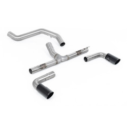 Milltek GPF-back exhaust non-resonated for INEOS Grenadier B57 3.0 I6 Turbo Diesel (non-GPF) 2023+ - Premium Cerakote black tips