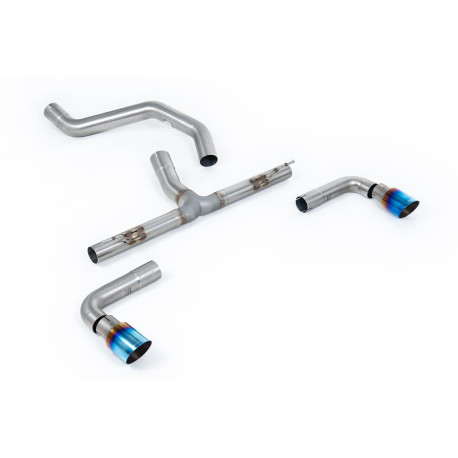 Sistemi di scarico Milltek Milltek GPF-back exhaust non-resonated for INEOS Grenadier B58 3.0 I6 Turbo Petrol (non-GPF) 2023+ - Burnt/blue titanium tips | race-shop.it