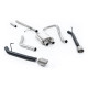 Milltek Cat-back exhaust for Jeep Gladiator 3.6 V6 (non-GPF) 2020+ - Brushed titanium tips
