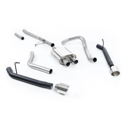 Milltek Cat-back exhaust for Jeep Gladiator 3.6 V6 (non-GPF) 2020+ - Polished tips
