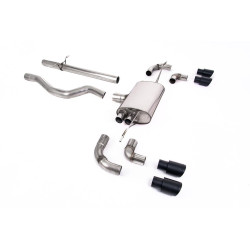 Milltek GPF-back exhaust (louder) for Land Rover Defender 110 2.0 I4 P300 & P400e (non-GPF) 2020+ - Quad black tips
