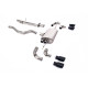 Milltek GPF-back exhaust for Land Rover Defender 110 2.0 I4 P300 & P400e (non-GPF) 2020+ - Quad black tips