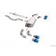 Milltek GPF-back exhaust (louder) for Land Rover Defender 110 3.0 I6 P400 (non-GPF) 2020+ - Quad burnt titanium tips