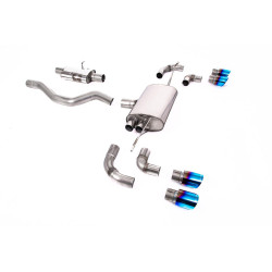 Milltek GPF-back exhaust for Land Rover Defender 90 3.0 I6 P400 (non-GPF) 2020+ - Quad burnt titanium tips