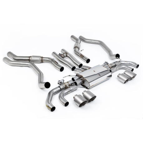 Sistemi di scarico Milltek Milltek Cat-back exhaust for Range Rover Sport SV 4.4 Twin Turbo V8 (L461) (non-GPF) 2024+ - Brushed titanium tips | race-shop.it