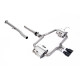 Milltek Cat-back exhaust (louder) for Mini Cooper S (R53) (non-GPF) 2002-2006 - Cerakote black tips
