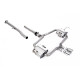 Sistemi di scarico Milltek Milltek Cat-back exhaust (louder) for Mini Cooper S (R53) (non-GPF) 2002-2006 - Polished tips | race-shop.it