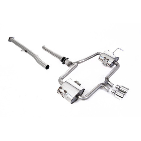 Sistemi di scarico Milltek Milltek Cat-back exhaust (louder) for Mini Cooper S (R53) (non-GPF) 2002-2006 - Polished tips | race-shop.it