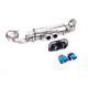 Milltek Rear silencers for Porsche 911 GT3 (992.1) (non-GPF) 2021+ - Burnt titanium tips