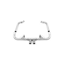 Milltek GPF-back exhaust for Porsche Boxster 718 GTS 2.5T (non-GPF) 2016-2022 - Burnt titanium tips