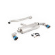 Sistemi di scarico Milltek Milltek GPF-back exhaust valved for Toyota Yaris Gen 2 2024+ - Burnt/blue titanium tips | race-shop.it