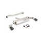 Milltek GPF-back exhaust valved for Toyota Yaris Gen 2 2024+ - Carbon tips