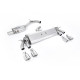 Milltek Cat-back exhaust (quieter) for Volkswagen Golf Mk7.5 R 2.0 TSI 310PS (non-GPF) 2017-2021 - Quad polished tips