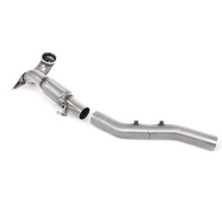 Milltek Large-bore downpipe with de-cat for Volkswagen Golf Mk8 GTi (GPF, for Milltek system) 2020-2024