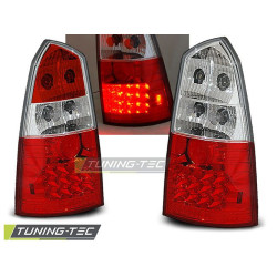 TUNING-TEC fanali posteriori a LED per FORD FOCUS MK1 10.98-10.04 KOMBI, rosso-bianco
