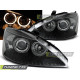 Fari TUNING-TEC fari anteriori (Angel Eyes) per FORD FOCUS 11.01-10.04 (H7), nero | race-shop.it