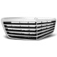 Body kit e accessori visivi TUNING-TEC griglia per MERCEDES W211 E-KLASA 03.06-09, cromo | race-shop.it